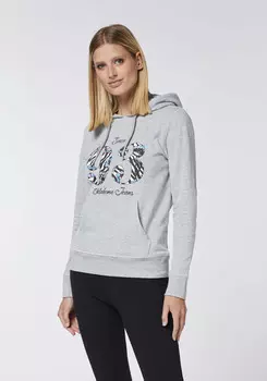 Толстовка Oklahoma Jeans Hoodie, серый