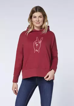 Толстовка Oklahoma Jeans Kapuzen, красный