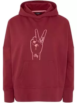 Толстовка Oklahoma Jeans, темно-красный