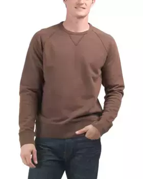 Толстовка, окрашенная в готовой одежде Madewell, цвет Hot Cocoa