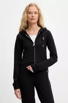 Толстовка OLA с капюшоном из джерси Juicy Couture, черный