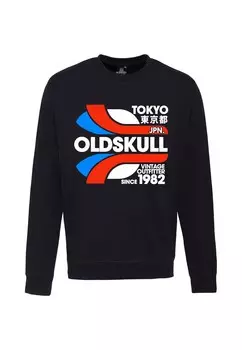 Толстовка Oldskull Retro Tokyopolis, черный