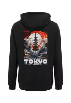 Толстовка Oldskull Tokyo Skyline Manga Graphic, черный