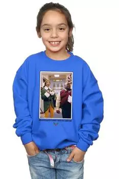 Толстовка OMG Santa Photo Elf, синий