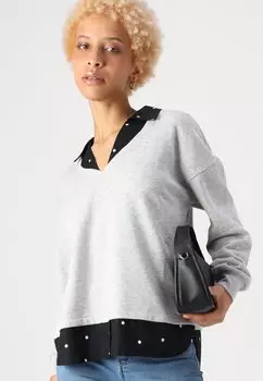 Толстовка ONLFEEL ONLY Petite, светло-серый