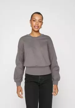 Толстовка Onlglitz Shine O-Neck ONLY, цвет charcoal gray