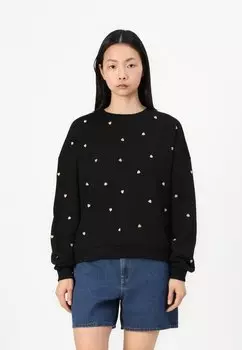 Толстовка ONLKITA O NECK ONLY, черный