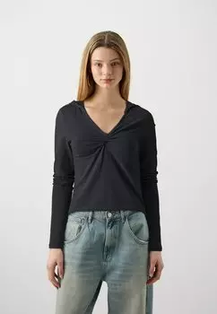 Толстовка Onllive Love V-Neck Hood ONLY, черный