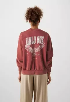 Толстовка ONLLUCINDA WILD ONECK BOX ONLY Tall, темно-красный