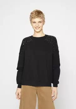Толстовка Onlrosalia O Neck Sequins ONLY, черный