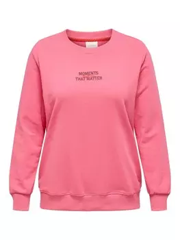 Толстовка ONLY Carmakoma CARPOPPY, розовый