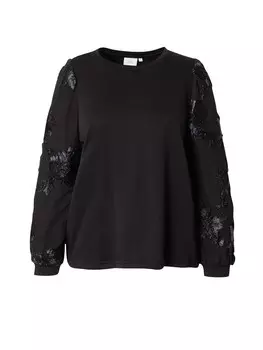 Толстовка ONLY Carmakoma CARRosanna, черный