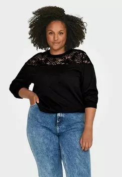 Толстовка ONLY Carmakoma, черный