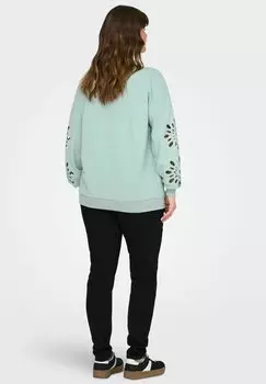 Толстовка ONLY Carmakoma, светло-голубой