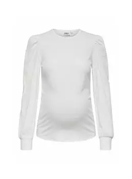 Толстовка ONLY MATERNITY, молочный