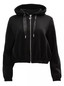 Толстовка Only ONLSCARLETT L/S SATEEN HOOD SWT, черный