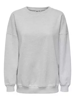 Толстовка ONLY, пятнистый серый