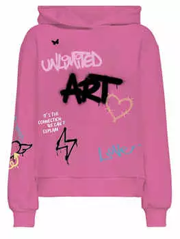 Толстовка ONLY, розовый