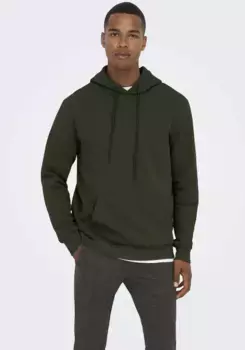 Толстовка ONLY & SONS с капюшоном "ONSCERES HOODIE SWEAT NOOS", цвет Rosin