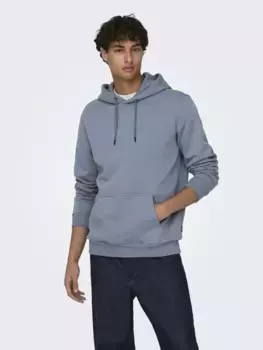 Толстовка ONLY & SONS с капюшоном "ONSCERES HOODIE SWEAT NOOS", цвет Flint Stone