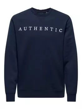 Толстовка Only & Sons, синий