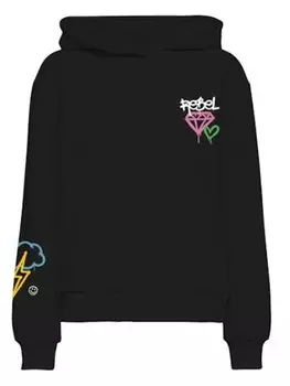 Толстовка ONLY Sweatshirt, черный