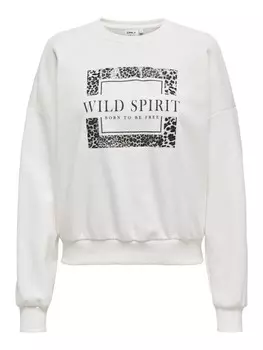 Толстовка ONLY Sweatshirt, цвет Cloud Dancer