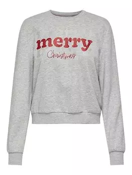 Толстовка ONLY Sweatshirt, серый