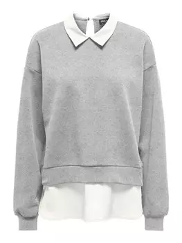 Толстовка ONLY, светло-серый