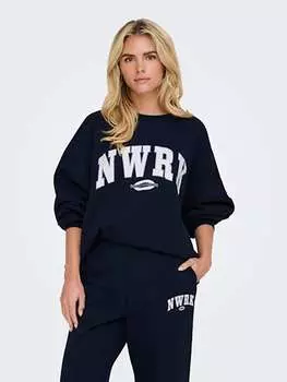 Толстовка ONLY, темно-синий