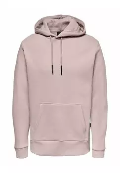 Толстовка ONSCERES HOODIE Only & Sons, фиолетовый лед