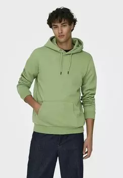 Толстовка Onsceres Life Only & Sons, цвет hedge green