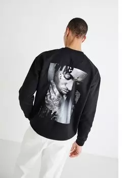 Толстовка ONSLILWAYNE LIFE CREW NECK Only & Sons, черный