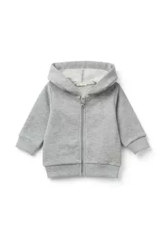 Толстовка OPEN WITH EMBROIDERED BUNNY LOGO United Colors of Benetton, серый