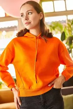 Толстовка - Оранжевый - Классический крой Olalook, оранжевый