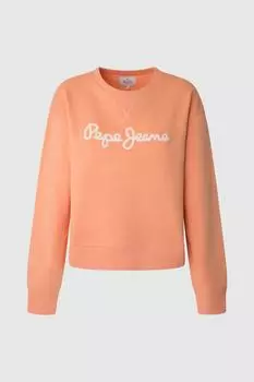 Толстовка - Оранжевый - Классический крой Pepe Jeans