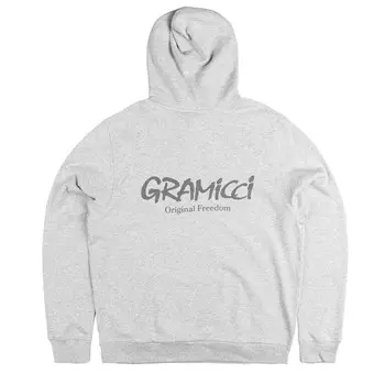 Толстовка original freedom hooded sweatshirt Gramicci, серый