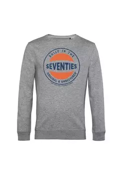 Толстовка ORIGINAL & UNRESTORED ICONIC 70S Henry Tiger, цвет Mottled Light Grey