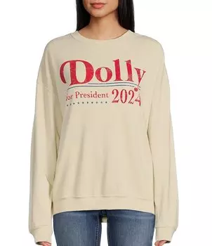 Толстовка Originality Dolly For President с графическим рисунком, бежевый