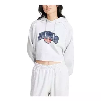 Толстовка оригиналы укороченные Толстовка азиатские размеры Adidas, белый