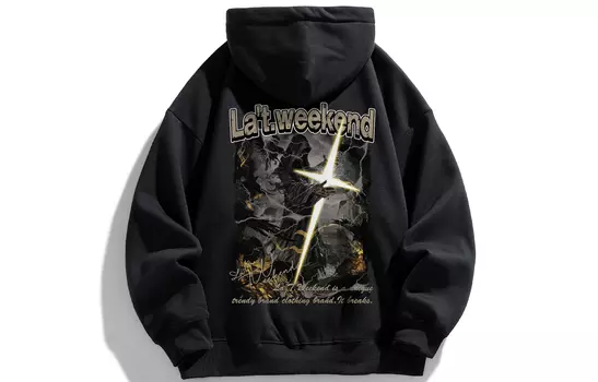 Толстовка осень-зима унисекс LA'T.WEEKEND, Burgundy (Regular Edition)