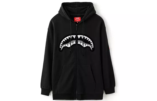 Толстовка осенняя унисекс SPRAYGROUND, серо-голубой