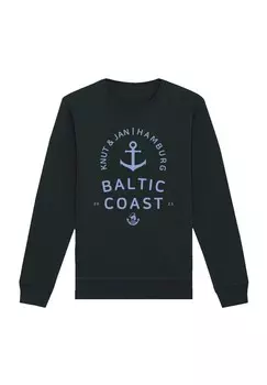Толстовка OSTSEE LOGO KNUT JAN HAMBURG F4NT4STIC, черный