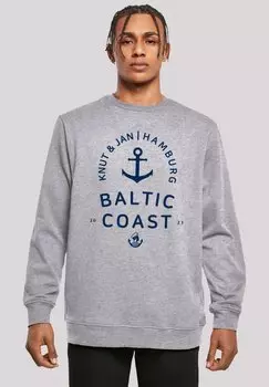 Толстовка OSTSEE LOGO KNUT JAN HAMBURG F4NT4STIC, серый