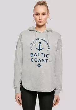 Толстовка OSTSEE LOGO KNUT JAN HAMBURG - Hoodie F4NT4STIC, серый