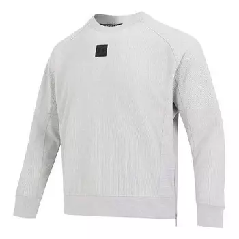 Толстовка ottoman fleece crew 'light grey' Under Armour, серый