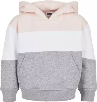 Толстовка Oversize Tone Urban Classics, цвет lightrose/white/grey