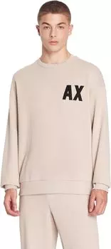 Толстовка Oversized Capsule Crew Neck Armani Exchange, цвет Silver Lining