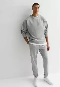 Толстовка OVERSIZED CREW NECK New Look, серый