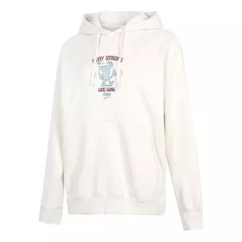Толстовка oversized graphic hoodie 'white' Puma, белый